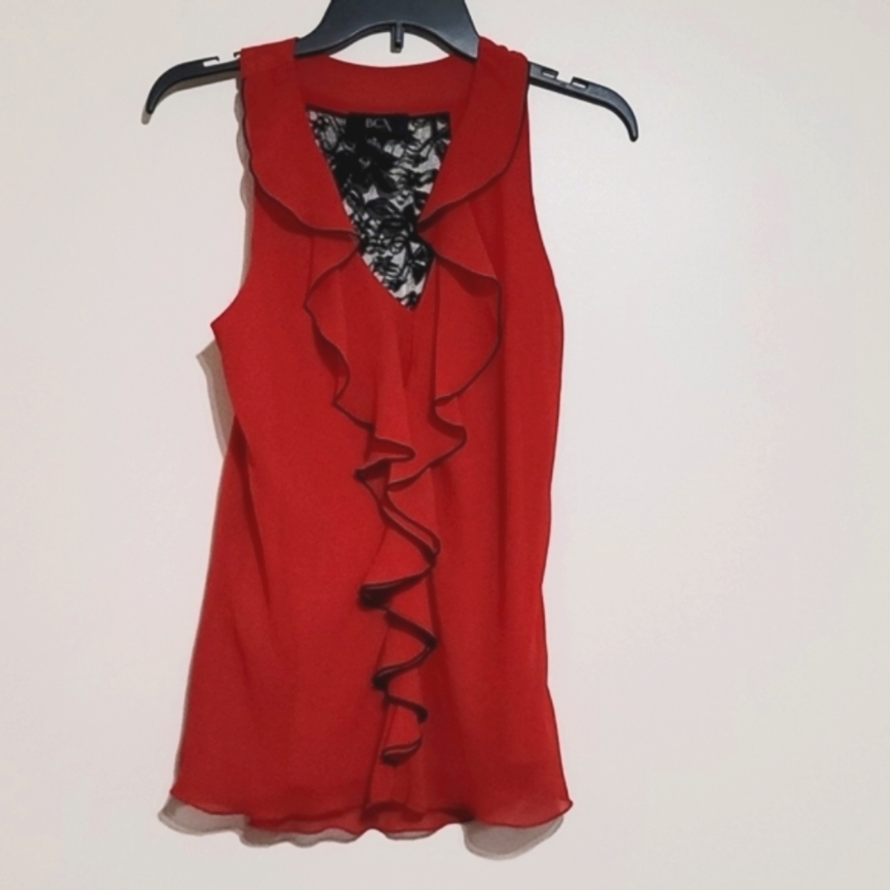 BCX woman's red top